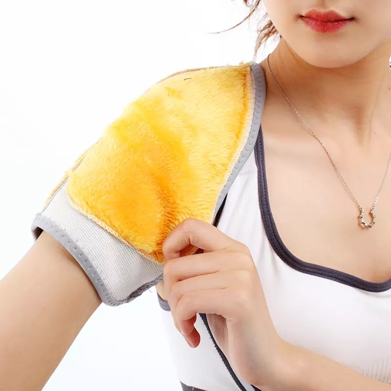 Picture of Factory direct plus velvet padded shoulder pads to sleep cold-proof warm sweat-absorbent sports warm