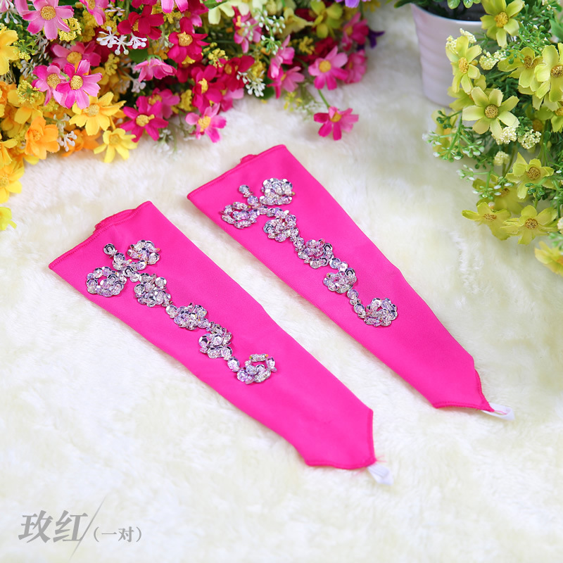 Picture of Children's Swimming Cloth Middle Finger Sleeve Belly Dance Sleeve Bracelet New Style Belly Dance Performance Jewelry Clothing