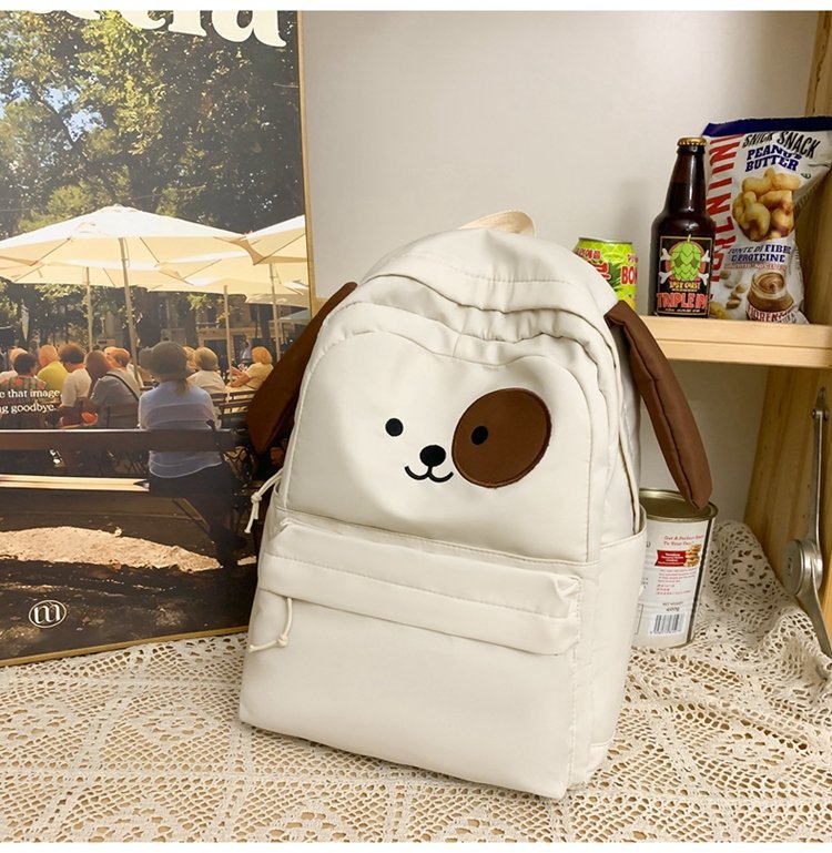 Picture of Japanese Harajuku Ins Antique Cartoon Schoolbag Women's Cute Dog Student Girl's Backpack Large Capacity Backpack
