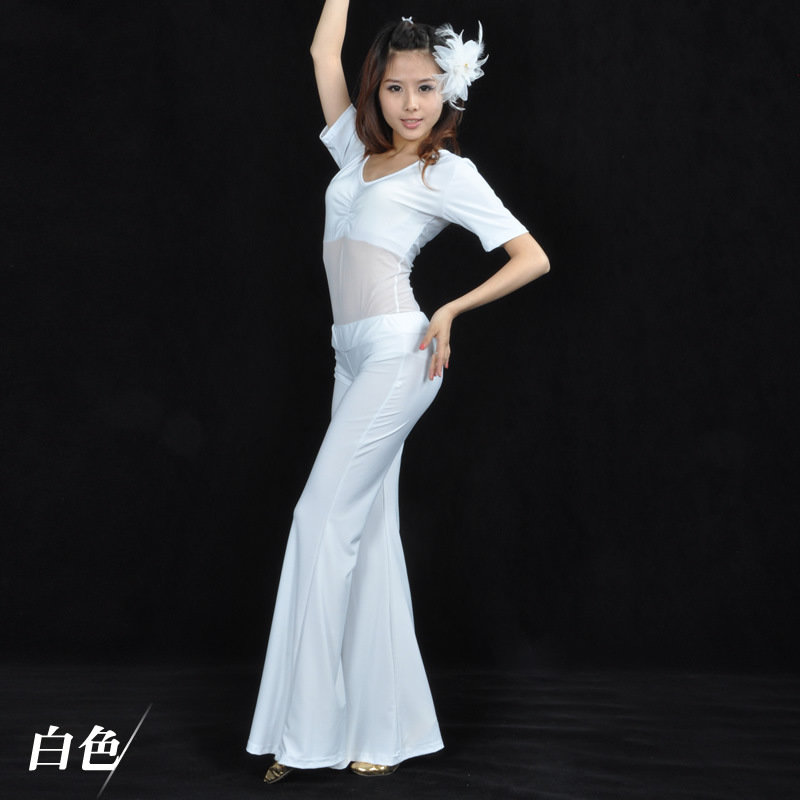 Picture of Semi-permeable yarn one-body top practice pants belly dance clothing belly dance one-body belly dance clothing wholesale