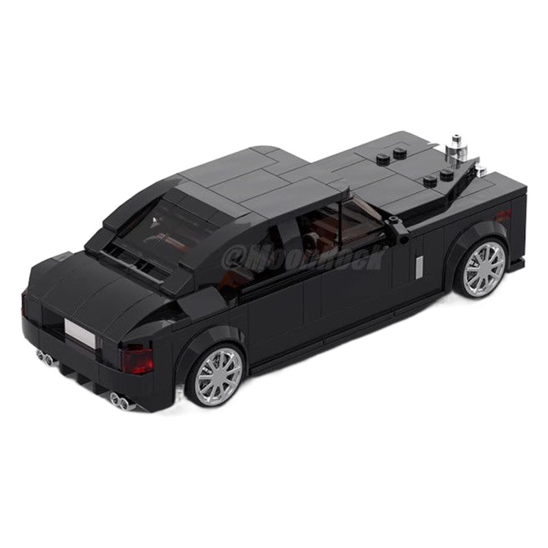 Compatible with Lego MOC-71784 building blocks suit creative 8-grid car series Phantom car assembly model boy