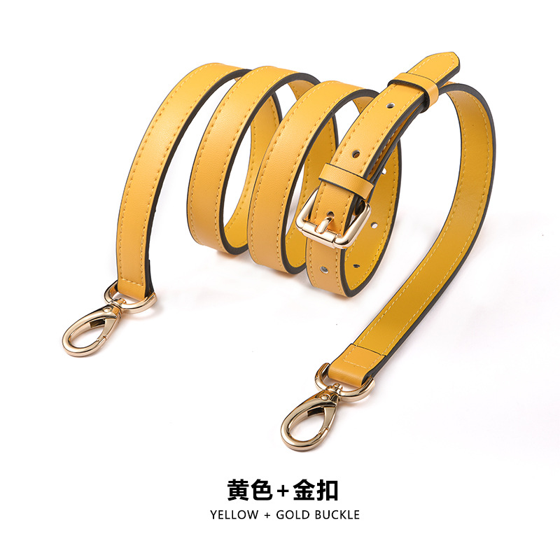 Picture of Ma Huangshi Mhs-A-1 Plain Leather Bag Strap Adjustable Spaghetti Strap Bag Replacement Strap Single Shoulder Crossbody for Women