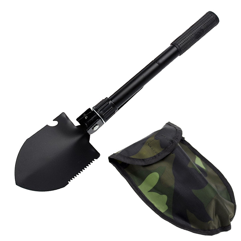 Picture of Popular Outdoor Foldableing Military Shovel, Multi-Functional Engineer Shovel, Camping Supplies, Tools, Survival Equipment, Digging