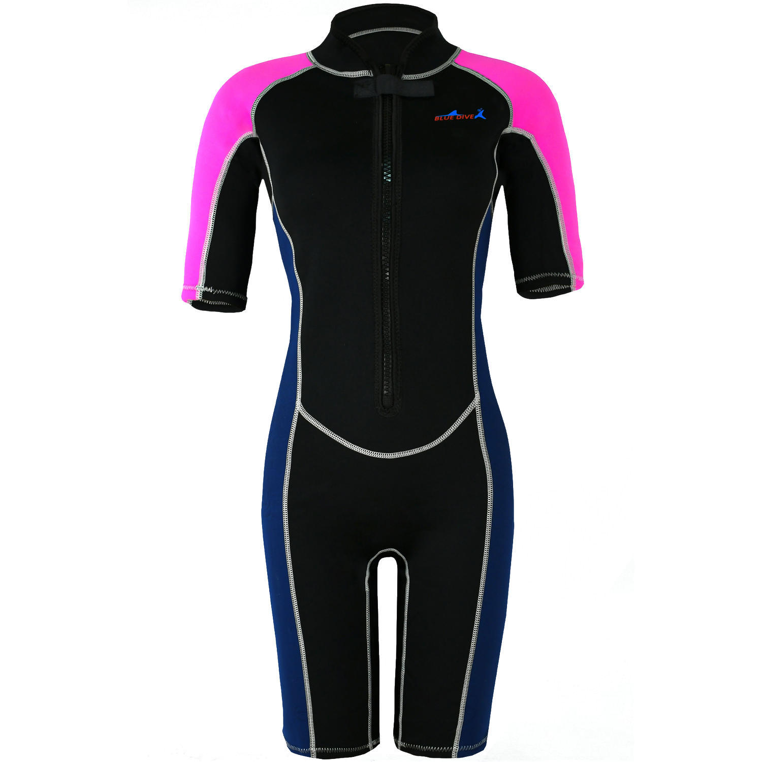 Picture of Swimwear men's and women's one-piece short-sleeved snorkeling sunscreen swimsuit jellyfish diving suit 2MM winter warm cold proof swimsuit
