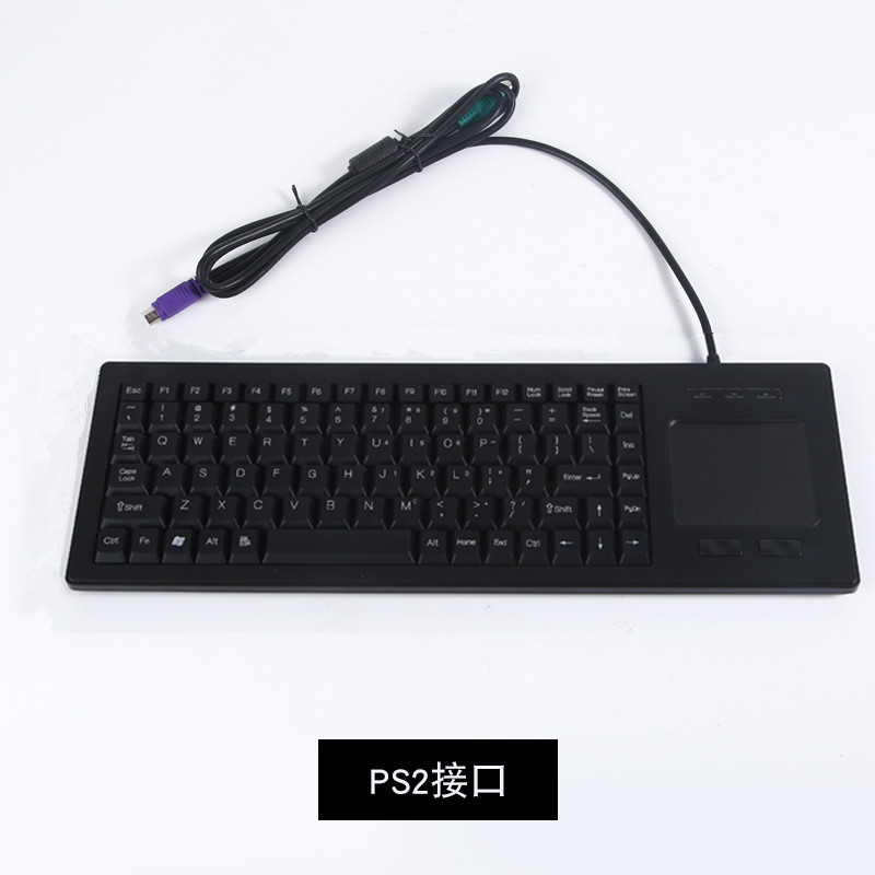Picture of Industrial control cabinet integrated touch keyboard touch board trackball industrial machine server data center integrated mouse