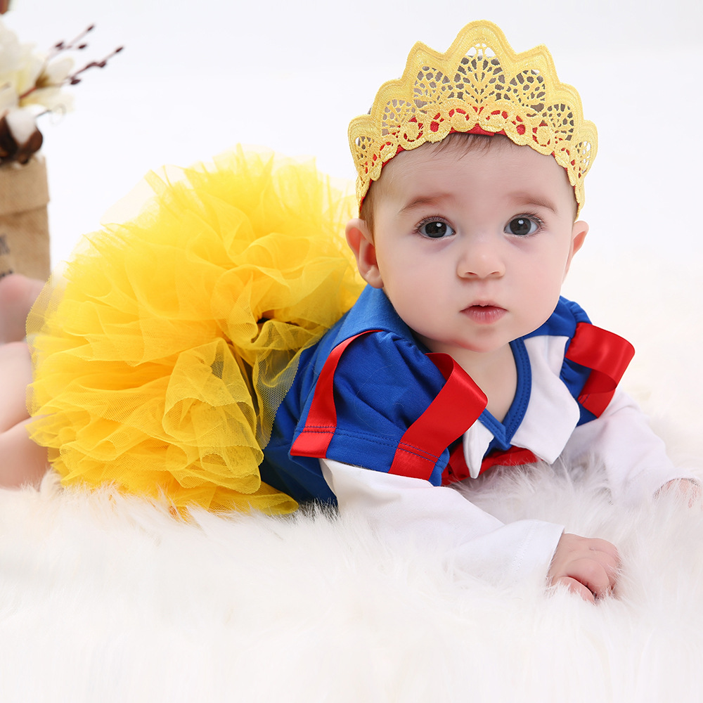 Picture of Girls Short Skirts Wholesale Clothes Children's Clothing Festival Baby Birthday Long-Sleeved Harem Baby Tutu Suit Factory Direct Sales