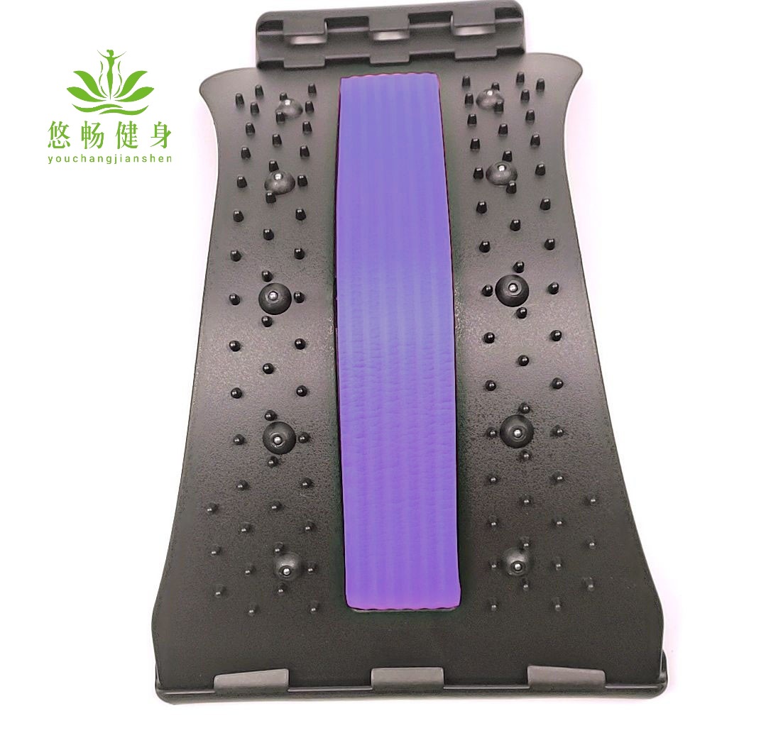 Picture of Lumbar Disc Traction Device, Lumbar Vertebra Corrector, Waist Strain, Curved Stretching and Relieving Device, Yoga Spine Massage Equipment