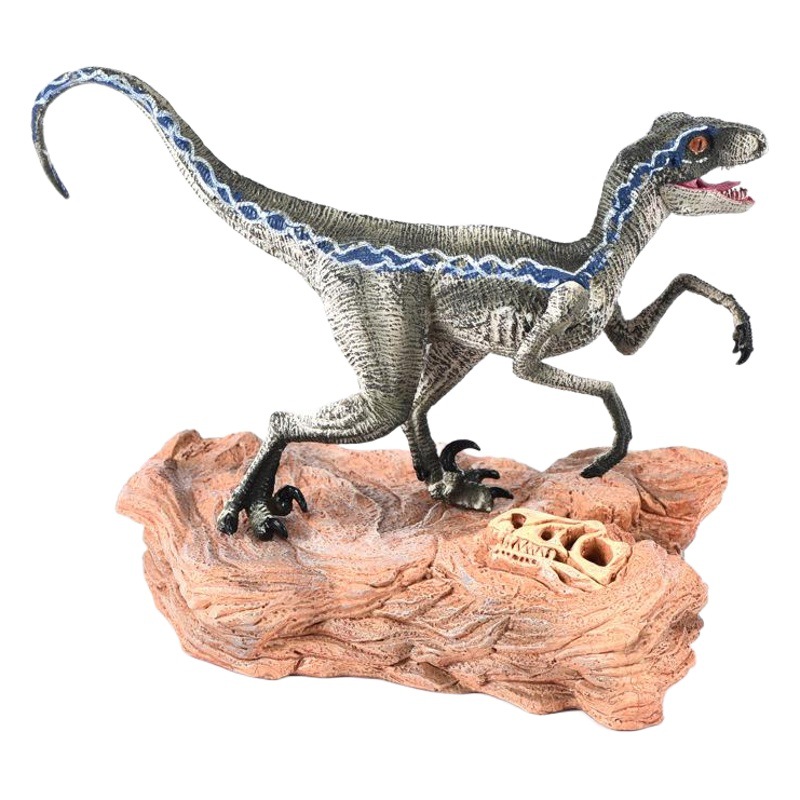 Cross-border simulation dinosaur toy model variation Velociraptor fast raptor dragon toy ornaments a generation of hair