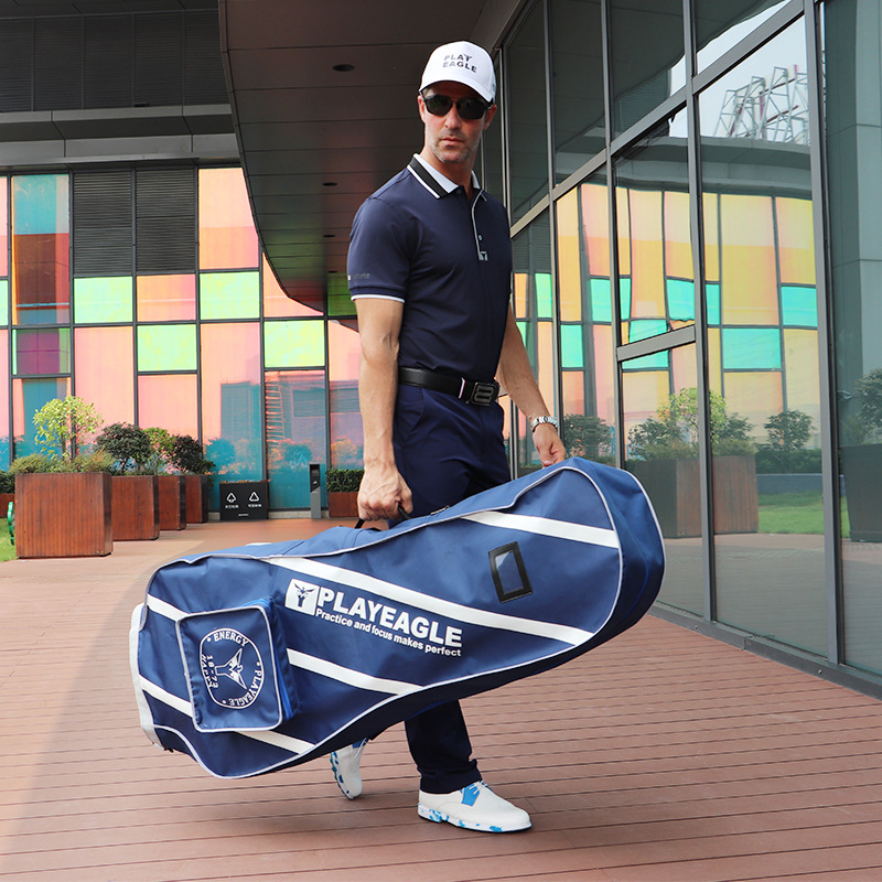 Picture of [Hot sale] aircraft air bag travel carrier bag rain cover poncho foldable PE golf bag cover