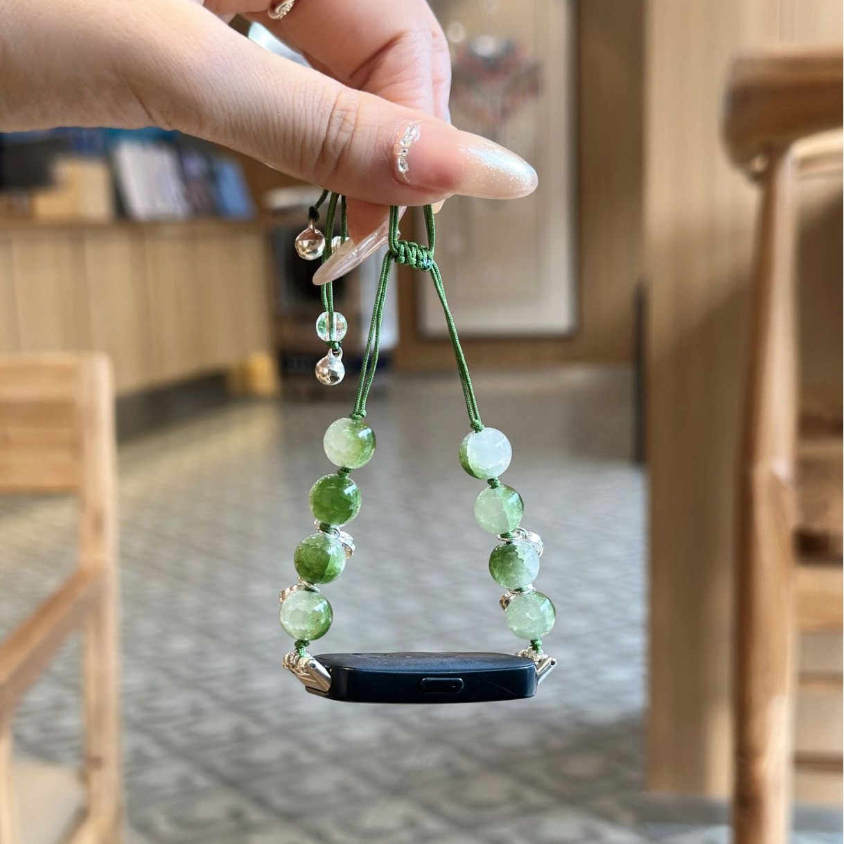 Picture of Ping An Joy Beaded Guofeng Strap for Huawei Bracelet 98NFC Wristband WatchFit32 Strap for Women