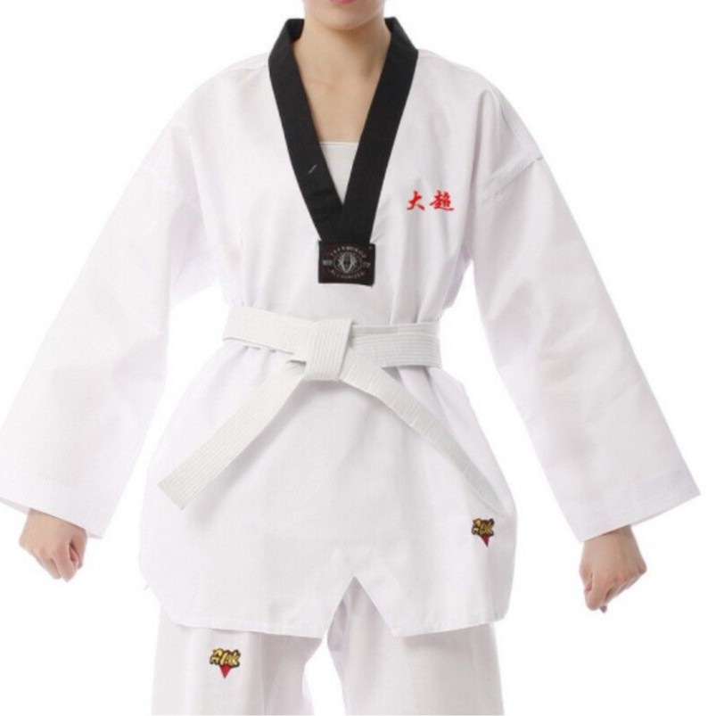 Picture of Pure Cotton Adult Taekwondo Uniforms, Children's Taekwondo Uniforms, Long-Sleeved Men's and Women's Short-Sleeved Taekwondo Clothing, Coach Uniforms