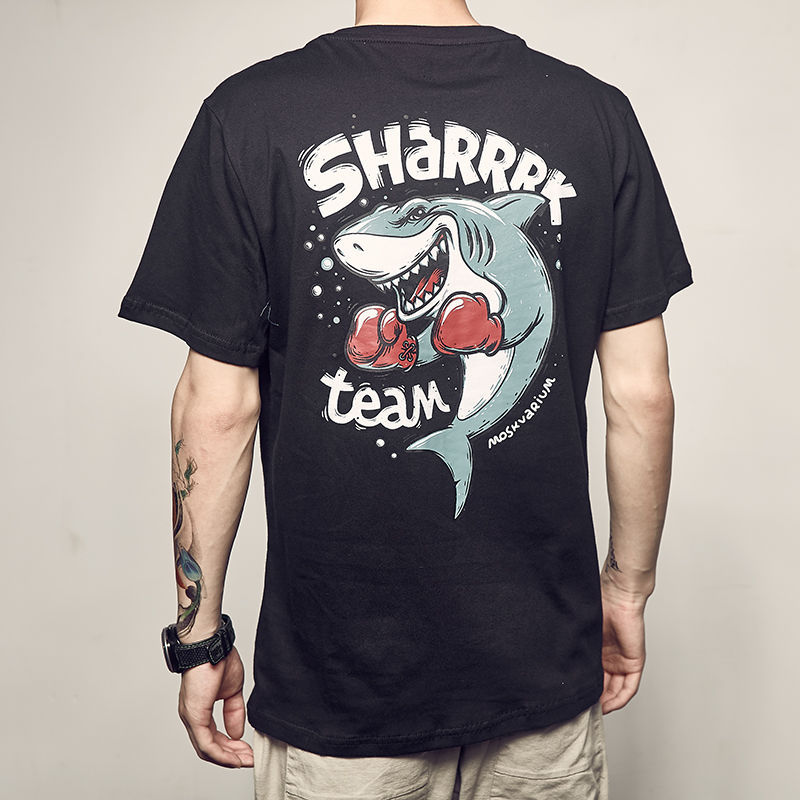 Picture of Summer Luffy Printed Short-sleeved T-shirt Men's Extra Large Size Loose Half-sleeved Couple's Fat Trendy Brand T-shirt