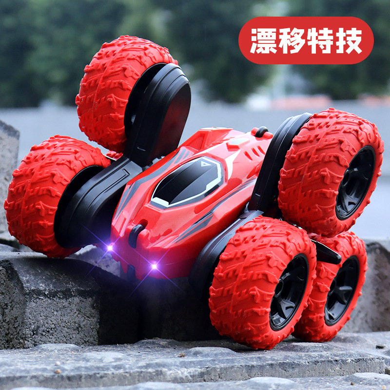 Picture of Rolling stunt car 360 degrees double-sided dump car remote control racing off-road car rechargeable children boy toy