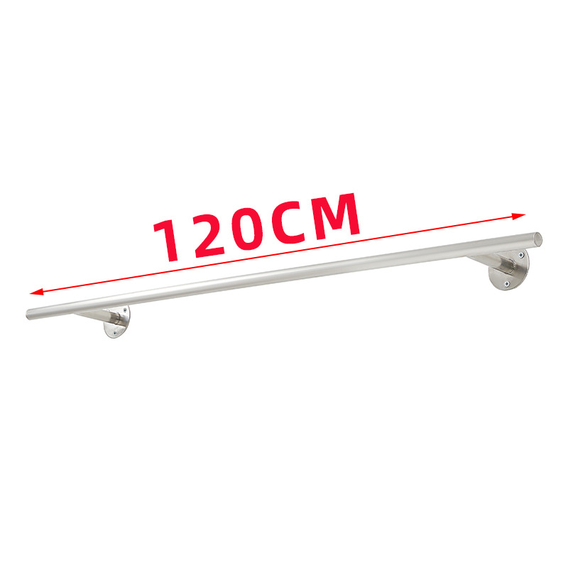 Picture of Stainless Steel Positive Hanging Display Rod Children's Clothing Store Display Rack Wall Hanging One-word Shelf Point Hanging Clothing Store Hanging Hangers
