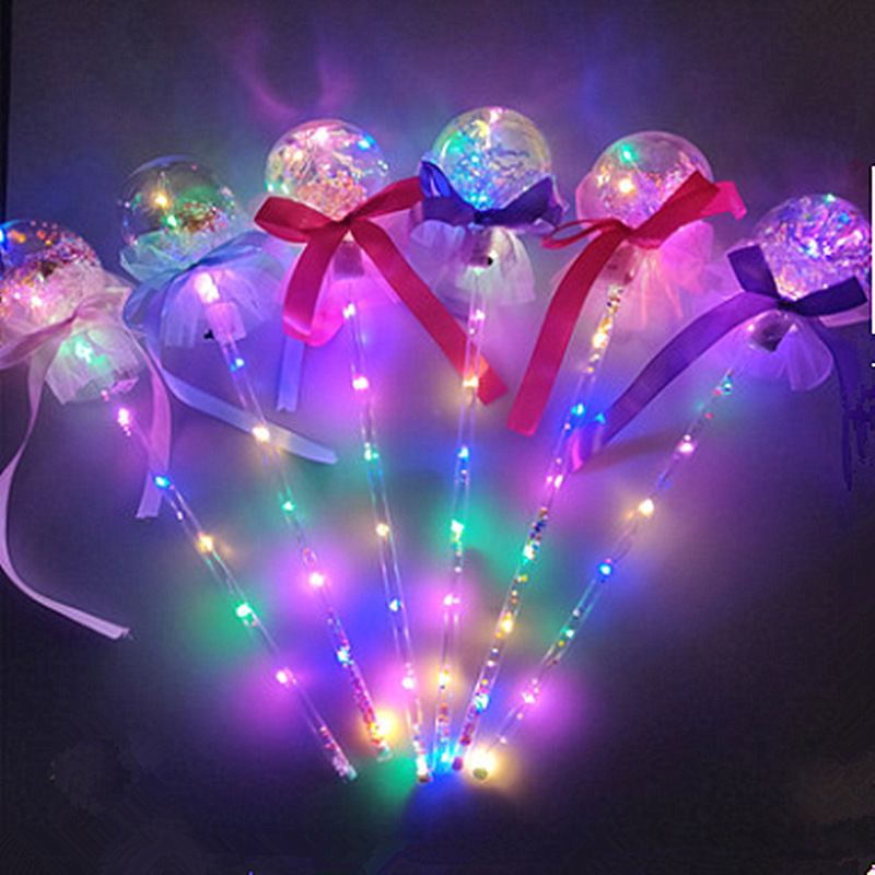 Picture of Douyin's Same Bobo Ball Starry Sky Ball Magic Wand Children's Fairy Wand Toy Glowing Night Market Plaza Hot Selling Wholesale