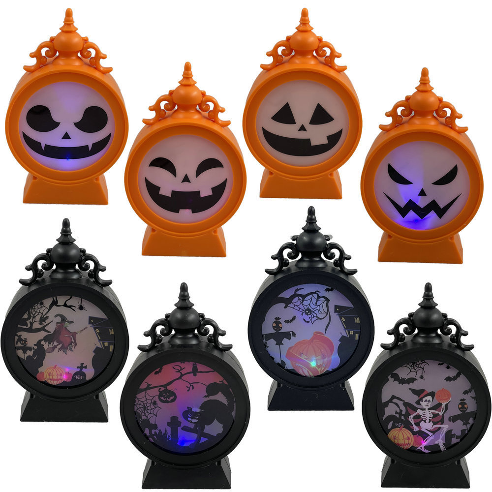 Picture of Halloween Retro Bar Portable Pony Lantern Creative Decoration Pumpkin Ornaments Hotel Gift Table Props