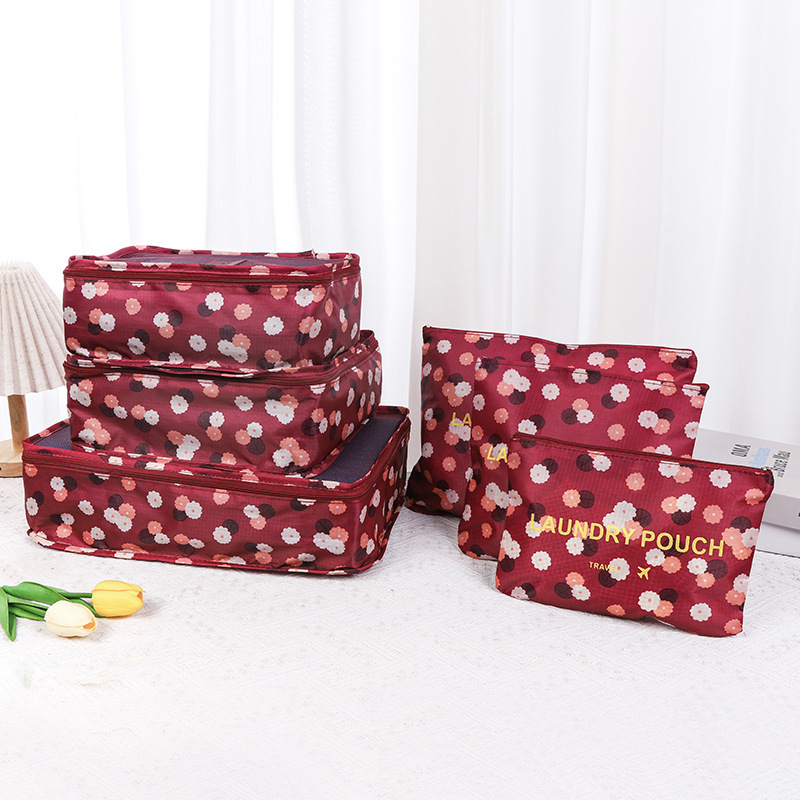 Picture of Waterproof luggage travel storage color six-piece set travel clothing storage color six-piece set source supply