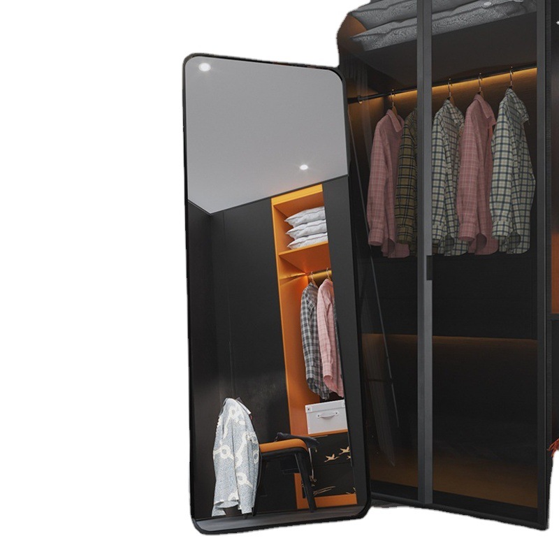 Mirror full-body full-length mirror light luxury clothing store fitting mirror slimming home cloakroom dance big floor mirror ins