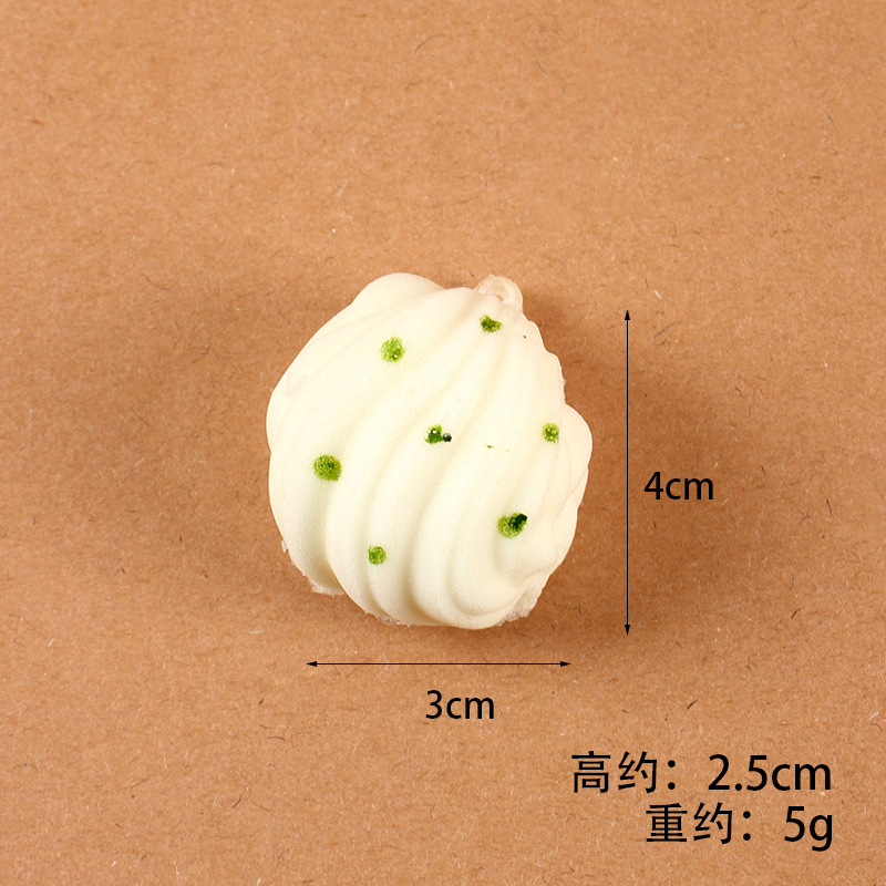 Picture of PU slow rebound simulation steamed buns dumplings flower roll model fake food food decompression pinch music toys