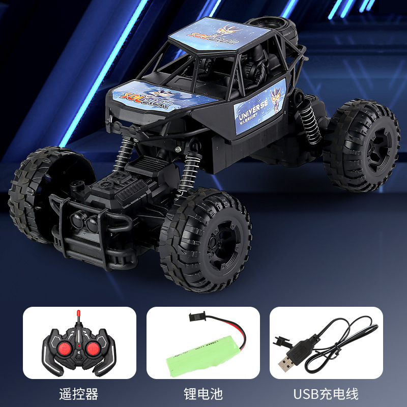 Picture of Alloy Climbing Remote Control Car Drift Off-road Vehicle Two-wheel Drive Climbing Big Foot Remote Control Racing Boy Charging Toy Car