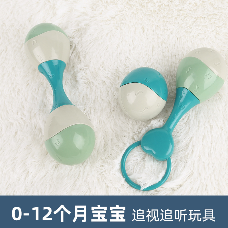 Picture of [] Baby Educational Early Education Note Sand Hammer Hand Rattle Toy Early Education Baby Pursuit Training Grasping