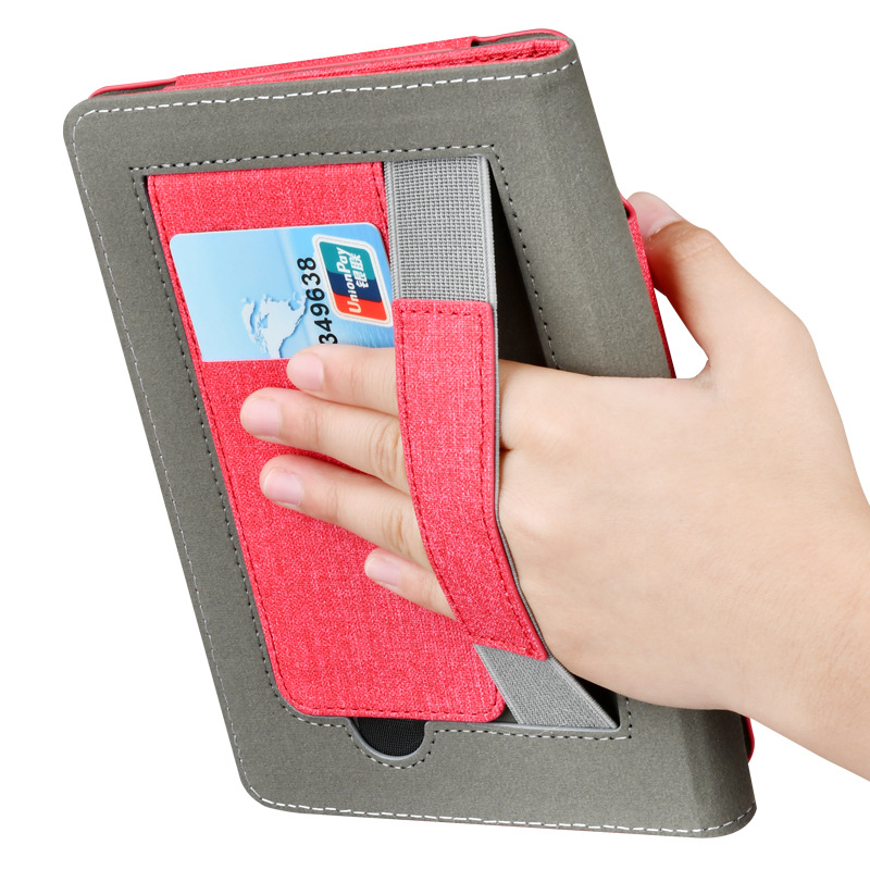Picture of Suitable for Kindle Paperwhite65 Linen Texture Stand Protective Cover 2024 Youth Version 6inch Protective Cover
