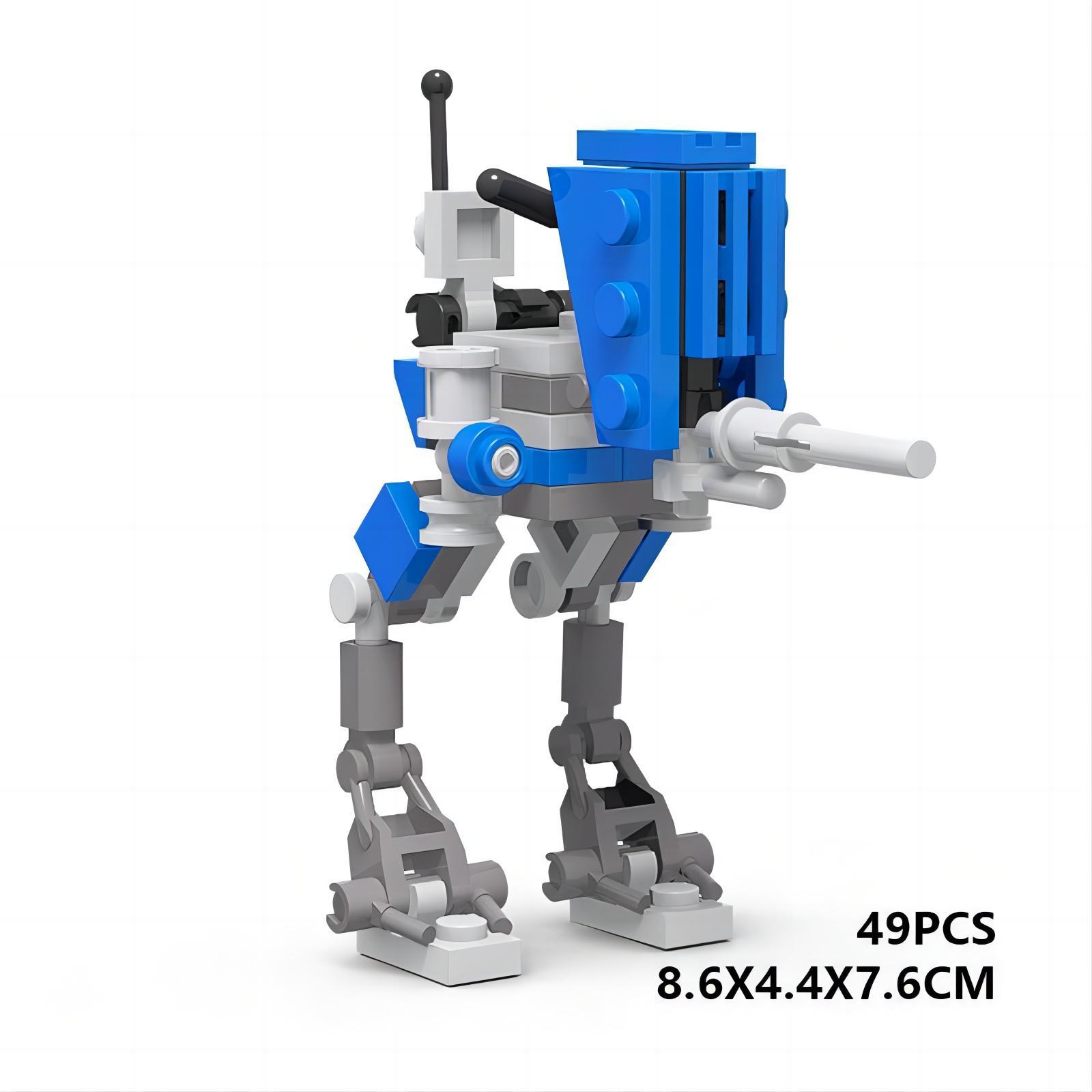 Picture of Compatible with Lego Moc Puzzle Assembled Planet Series Cloning War At-Rt Walking Mecha Building Block Toy Set