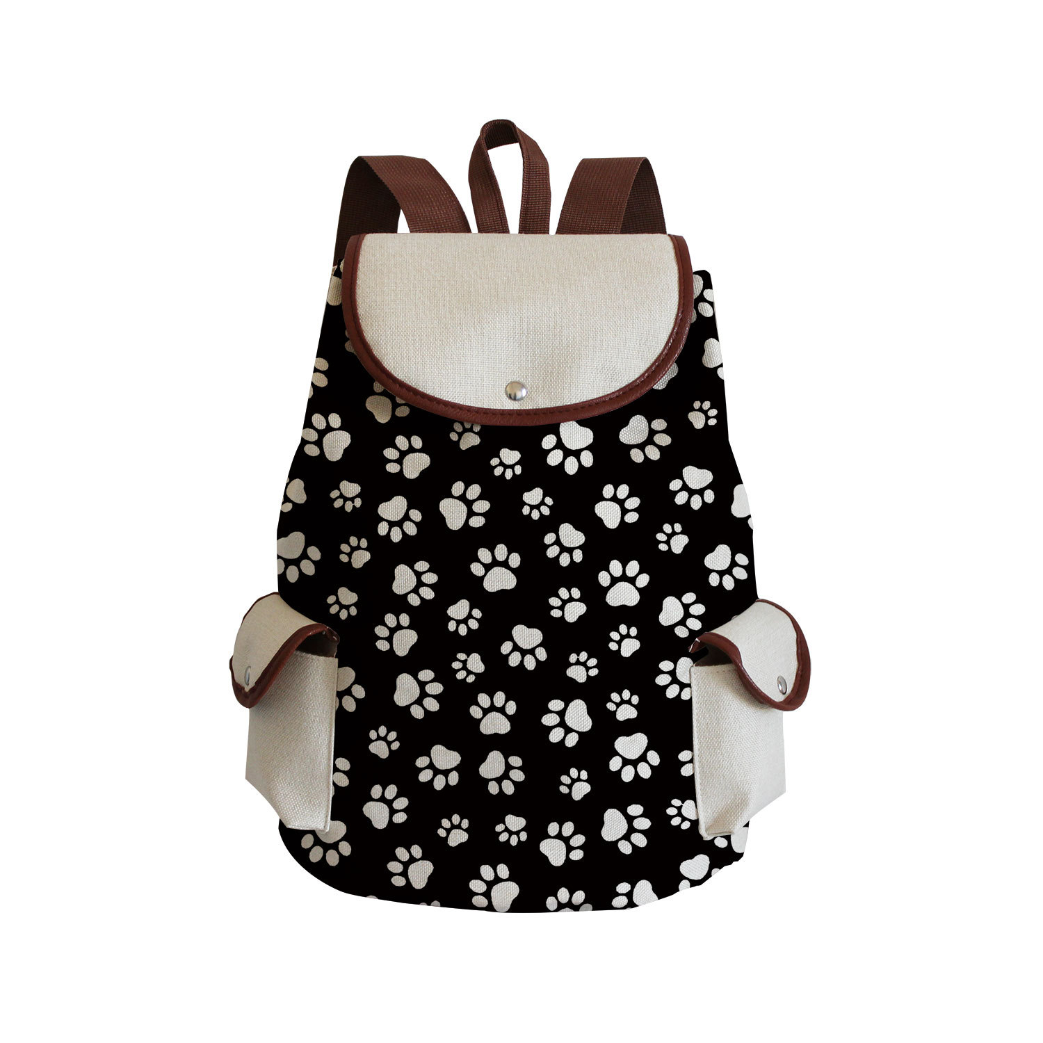 Picture of 2022 Cartoon Cute Backpack New Student Schoolbag Fashion Cat Group Printed Travel Backpack to Set