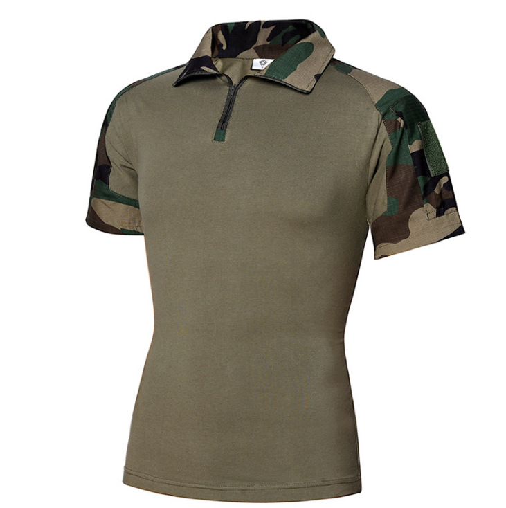 Picture of Army Eagle Frog Suit Short Sleeve Stretch Paid Instructor Suit Frogman Army Fan CS Tactical Russian Camouflage Top G2