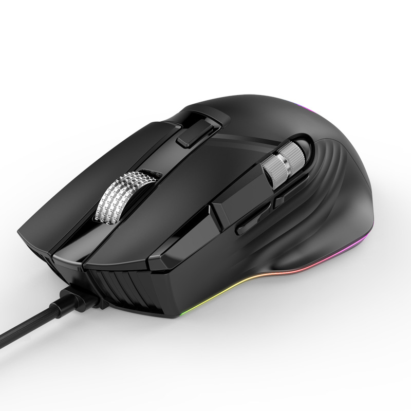 Picture of 10-Key Dual-Wheel Swing Full-Speed Rgb Macro Definition Gaming Mouse, One-Piece Batch, Computer Accessories E-Sports
