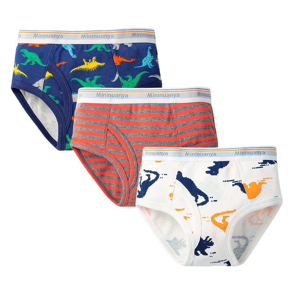 Children's briefs European and American pure cotton thread baby boy's underwear small and medium-sized children's cartoon breathable boy shorts wholesale