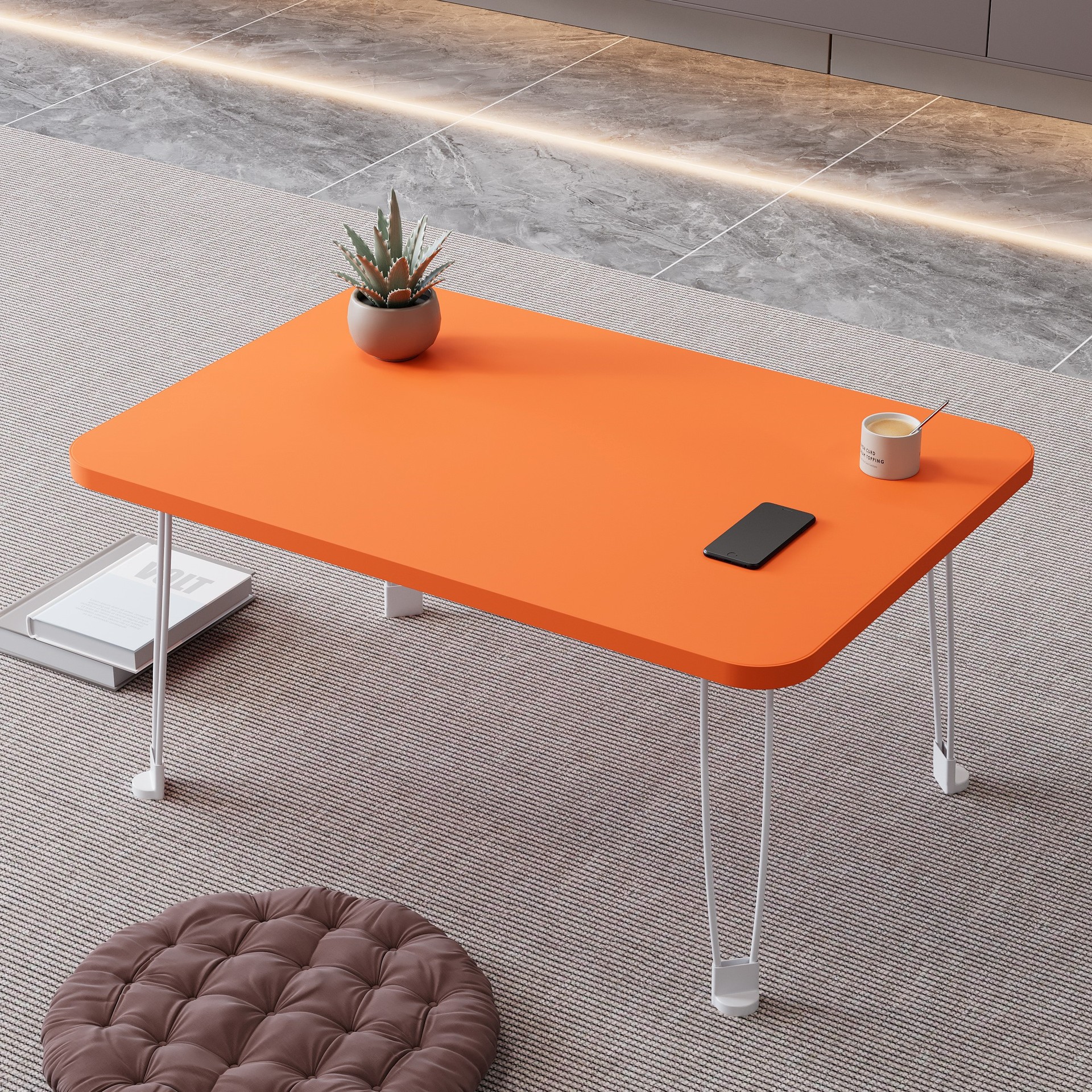 Picture of Chen Lan Yipin Bed Foldable Student Computer Desk Simple Bay Window Outdoor Portable Notebook Table Small Coffee Table