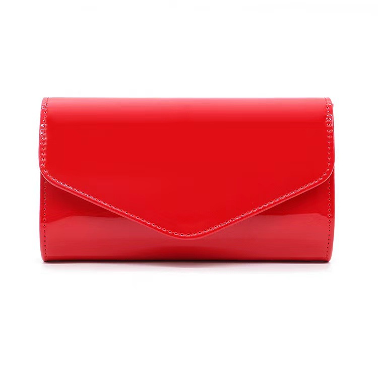 Picture of Henglida Factory Straight Arch Summer European and American Cross-border E-Commerce Patent Leather Dinner Bag Bride Bag Fashion Ladies Clutch Bag