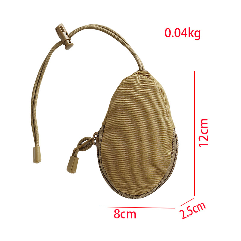 Picture of Outdoor Convenient Key Bag, Military Fan Equipment, Change Clutch Bag, Data Cable Earplug Storage, Drawstring Wrist Bag, Trouser Bag