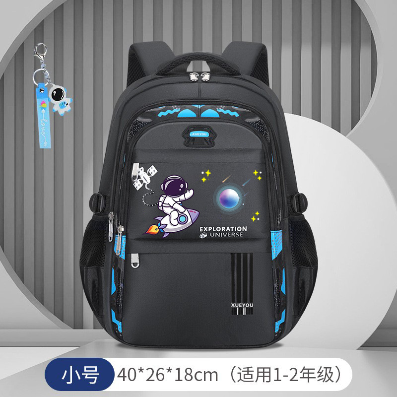 Picture of Space Astronaut Primary School Bag to Reduce Burden and Protect Spine Large Capacity Waterproof Printed Children's School Bag Backpack Wholesale