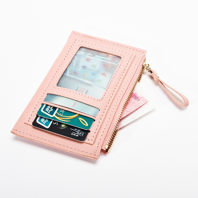Picture of Korean cross-border new women's wallet short cute cartoon multifunctional coin bag student zipper multi-card card bag