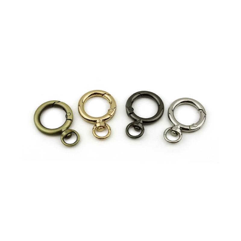 Picture of Spot wholesale 8-shaped universal tail spring buckle bag hardware accessories pendant key opening ring connection buckle