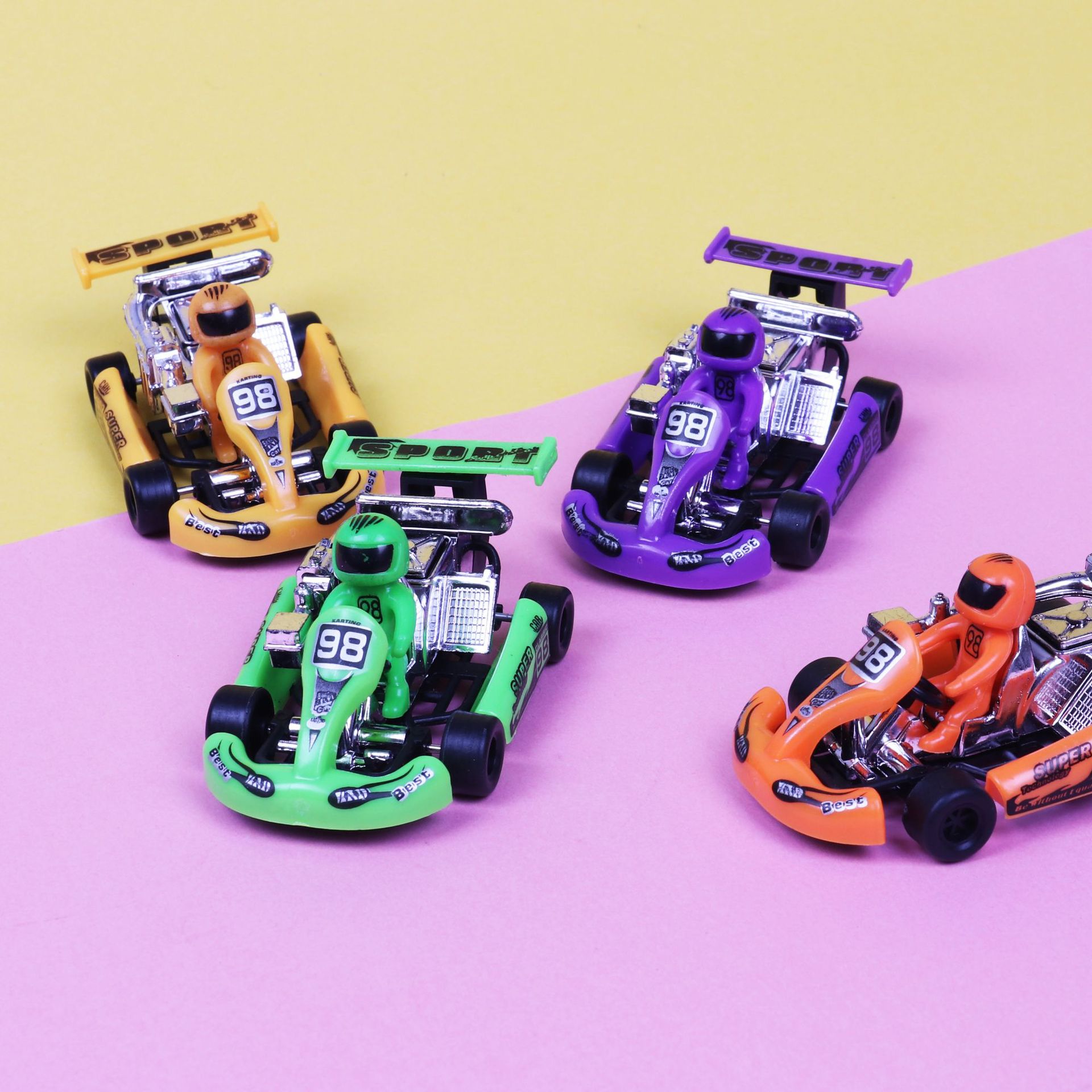 Picture of Kart back racing model back car toy children's toy car stall toy