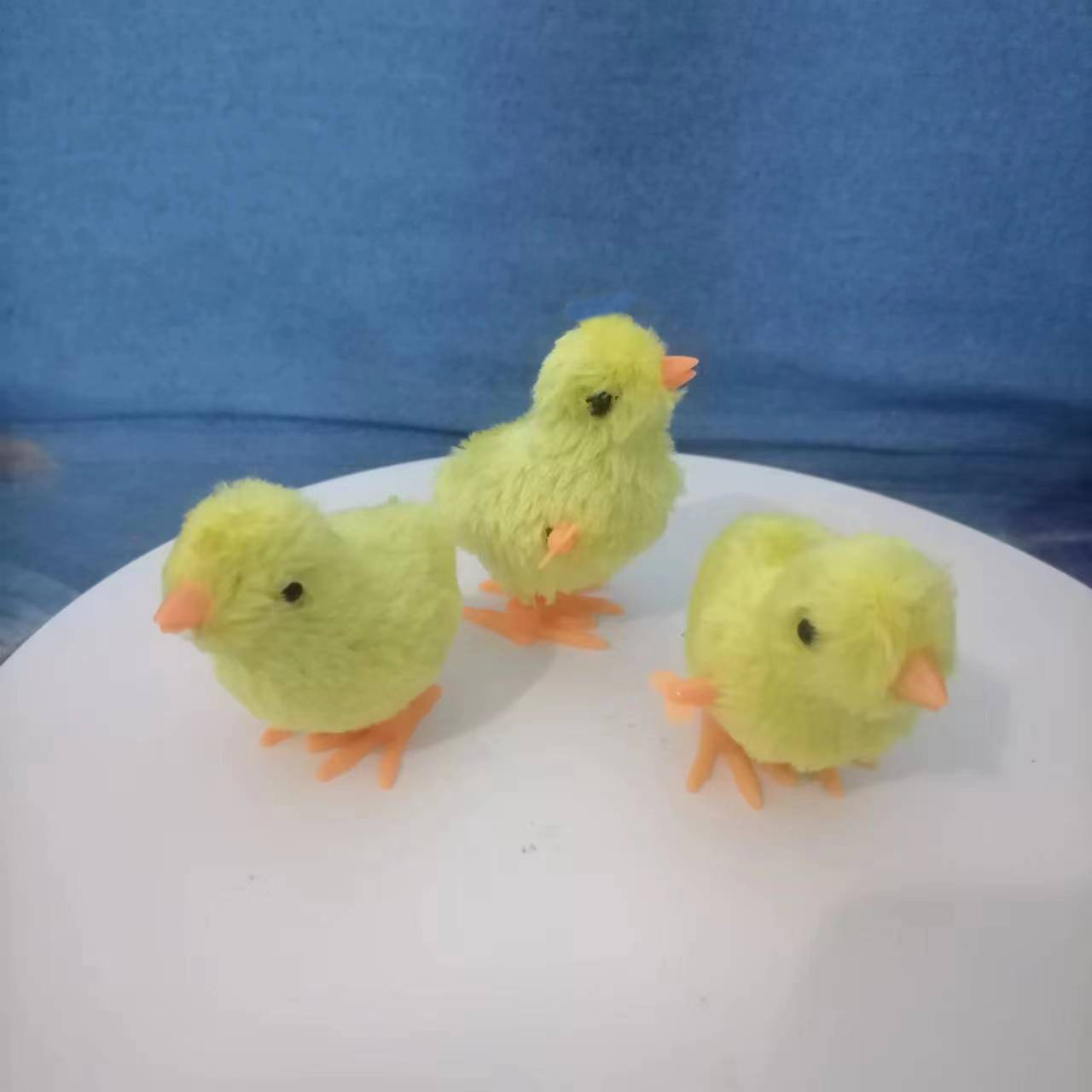 Picture of Wind-Up Chicken That Can Move and Jump to Coax Babies, Simulated Soft Plush Toys for Post-80S Generation, Street Stall Kidsren's Toys