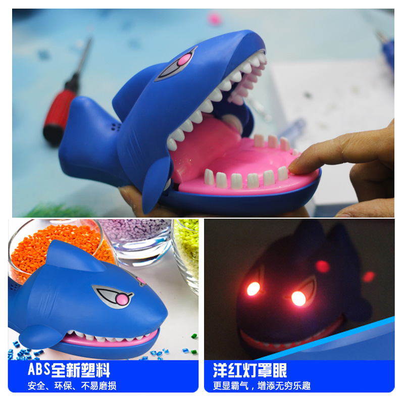 Picture of Bite Hand Tabletop Game Bite Hand Shark Bite Hand Tooth Extraction Puzzle Game Board Game Crocodile Bite Finger Game Toy