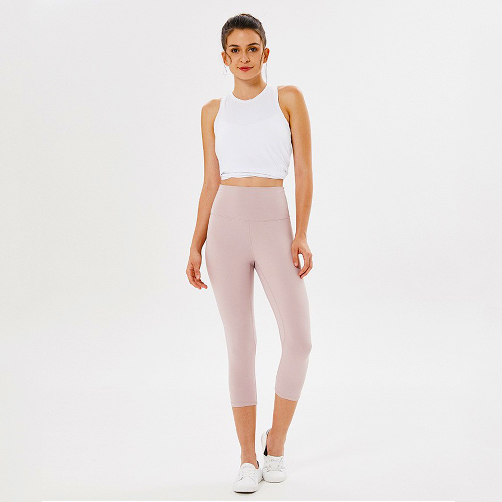 Picture of Summer Yoga Cropped Pants Running Fitness Quick-drying Sports Pants High Waist Slimming lulu Yoga Pants Women