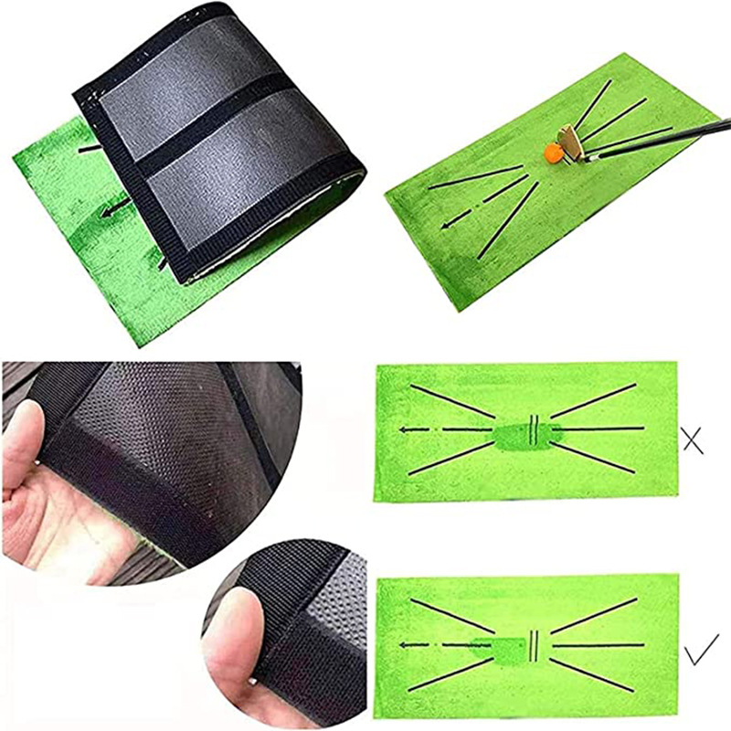 Picture of Cross-Border Indoor Golf Mat, Swing Training Ball Mat, Putter Test Mat, Foldable Golf Practice Mat