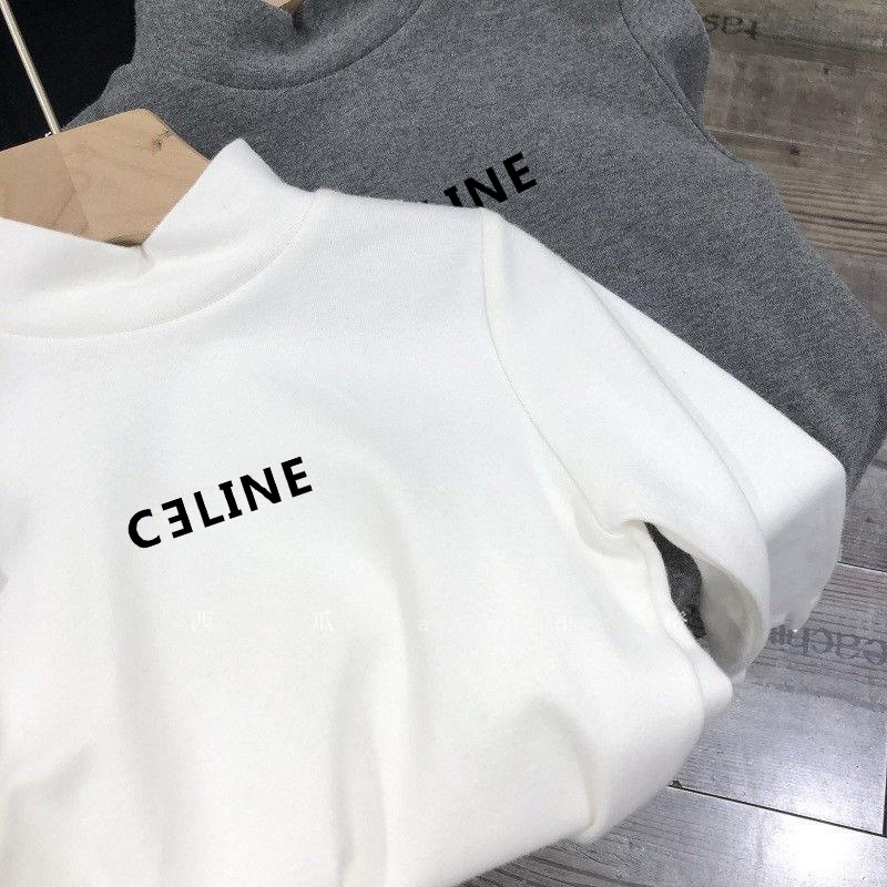 Picture of German velvet children's versatile high collar warm bottoming shirt autumn and winter children's clothing fun cute small and medium-sized children's long sleeve T-shirt top