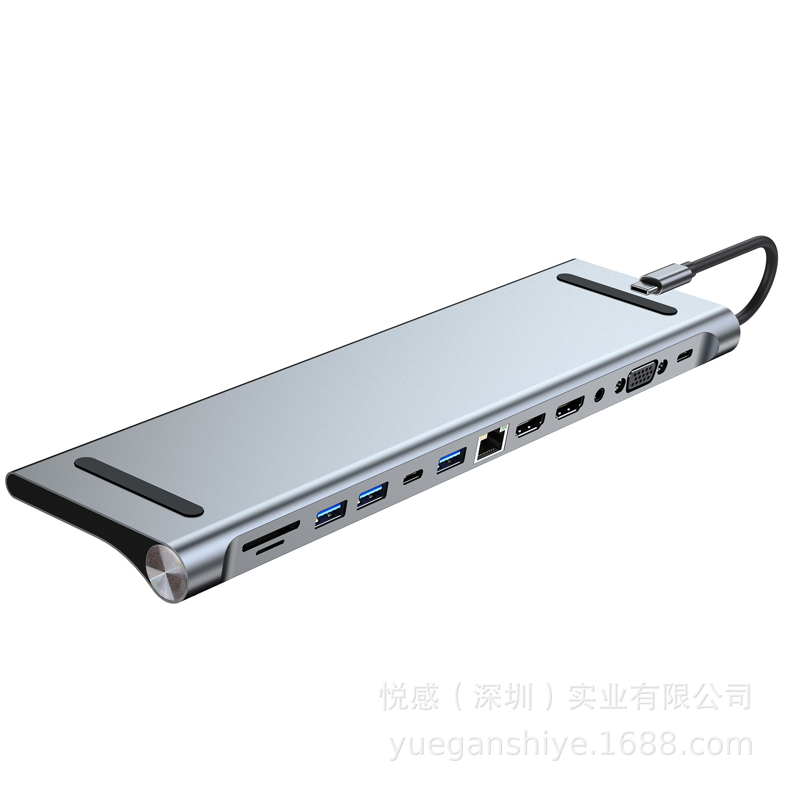Picture of Cross-border factory direct in stock 12-in-one docking station typec same-screen multi-screen different display MST docking station