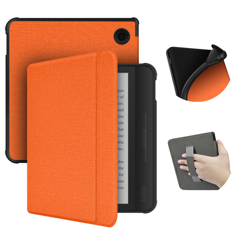 Picture of Suitable for 2024Kobo Libra Color Handheld Cloth Pattern Tpu Protective Case Kobo 7inch E-Book Protective Case