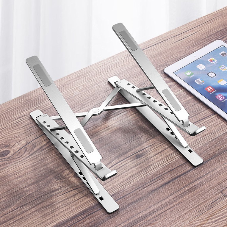 Picture of Laptop aluminum alloy bracket tablet computer bracket lifting folding aluminum alloy bracket cooling Computer support