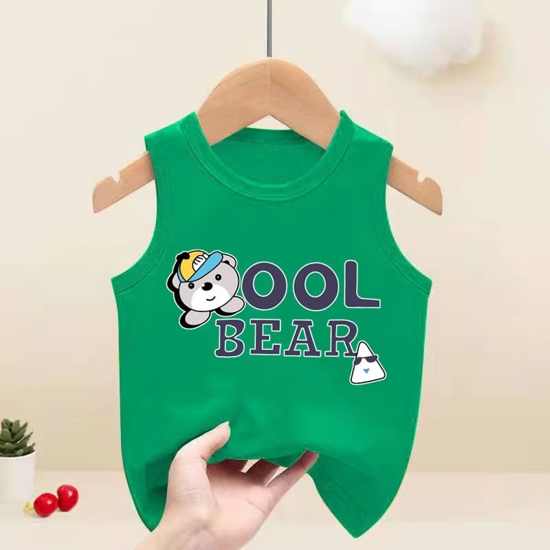 Picture of Boys' vest 2023 new summer Western style children's summer clothes baby boys' sleeveless sling thin baby top