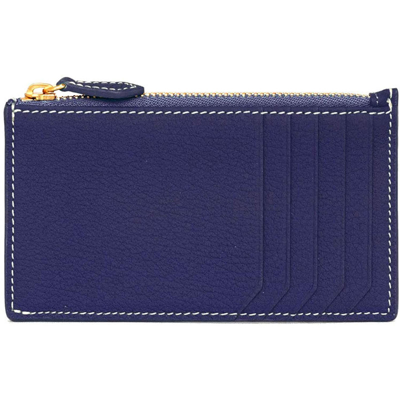 Picture of Japan Amazon Lotte New Women's Genuine Leather Ultra-thin Simple Card Bag Short Cowhide Coin Purse Small Card Set