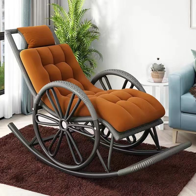 Picture of Household Rocking Chair Leisure Rocking Chair Creative Recliner Adult Leisure Chair Balcony Rattan Chair Internet-Fun Chair