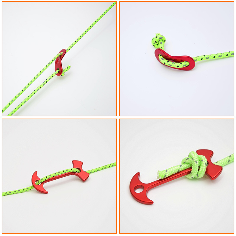 Picture of Outdoor camping tent reflective rope 2.5mm fixed drawstring Sky Screen nail windproof rope storage rope 50m